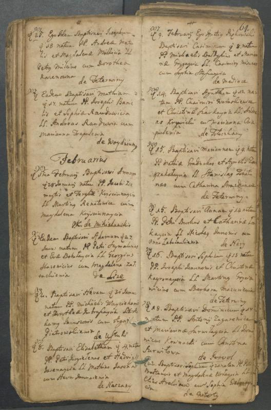 Pasvalio Romos katalikų parapijos bažnyčios 1749–1772 metų krikšto metrikų knyga