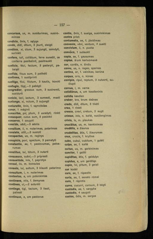 Lotynų kalbos chrestomatija: vidurinėms mokykloms vadovėlis (3-sios ir 4-sios klasės kursas) / K. Kliuksinas. – [Kaunas]: Koper. s-ga „Spaudos fondas“, 1932. – 191 p.