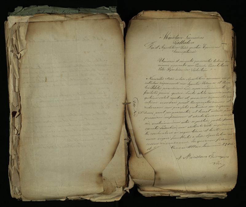 Pušaloto Romos katalikų parapijos bažnyčios 1884–1900 metų gaunamų raštų knyga