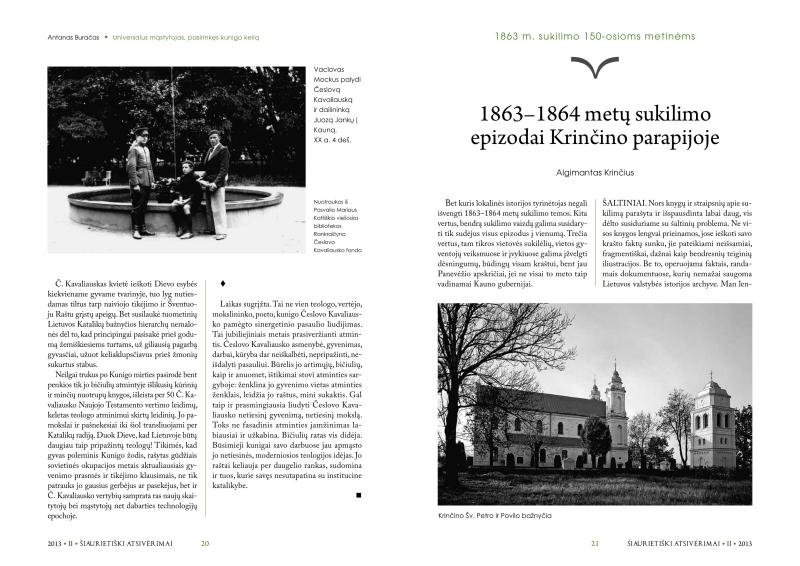 Šiaurietiški atsivėrimai : Pasvalio krašto istorijos ir kultūros žurnalas 2013, nr. 2 (35)