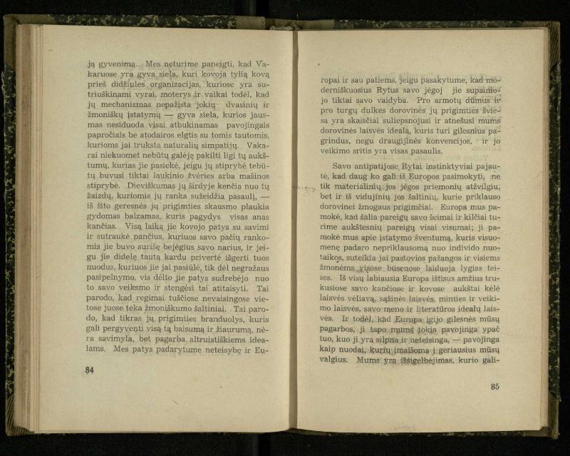 Nacionalizmas: nacionalizmas Vakaruose; Nacionalizmas Japonijoj; Nacionalizmas Indijoj / Rabindranath Tagore. – Kaunas: [s.n.], 1937. – 122, [2] p.
