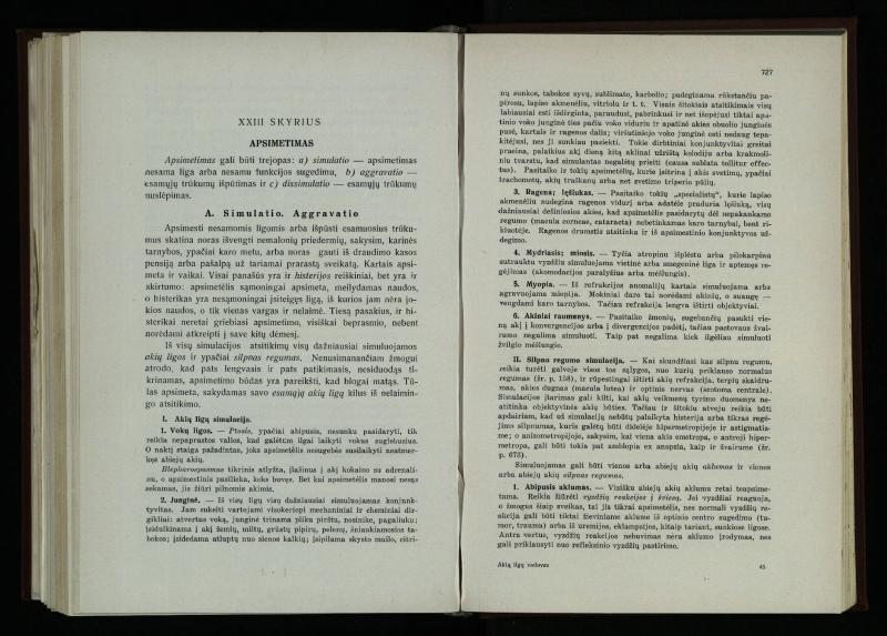 Akių ligų vadovas / Petras Avižonis. – Kaunas: Medicinos fakultetao leidinys, 1940. – VIII, 841, [2] p., 18 iliustr. lap.