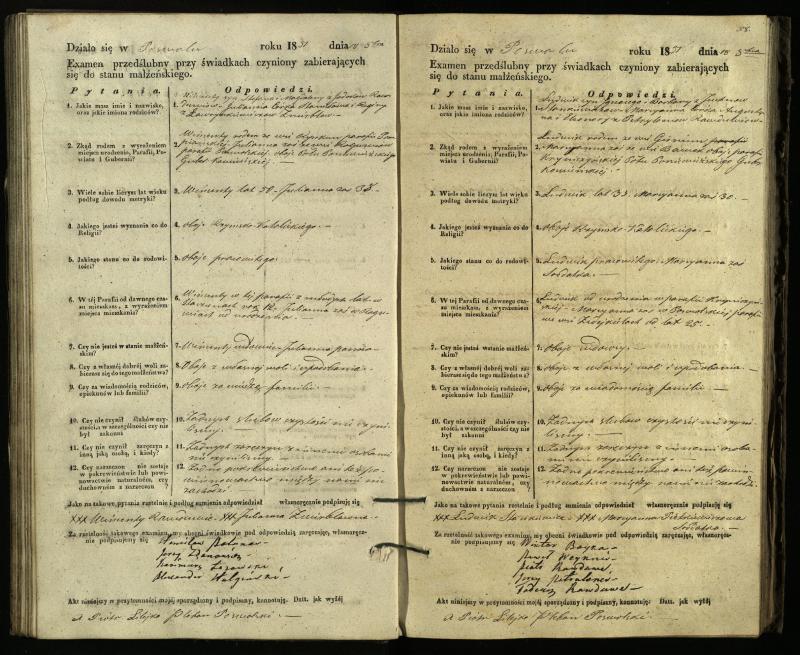 Pasvalio Romos katalikų parapijos bažnyčios 1849–1859 metų priešjungtuvinės apklausos knyga
