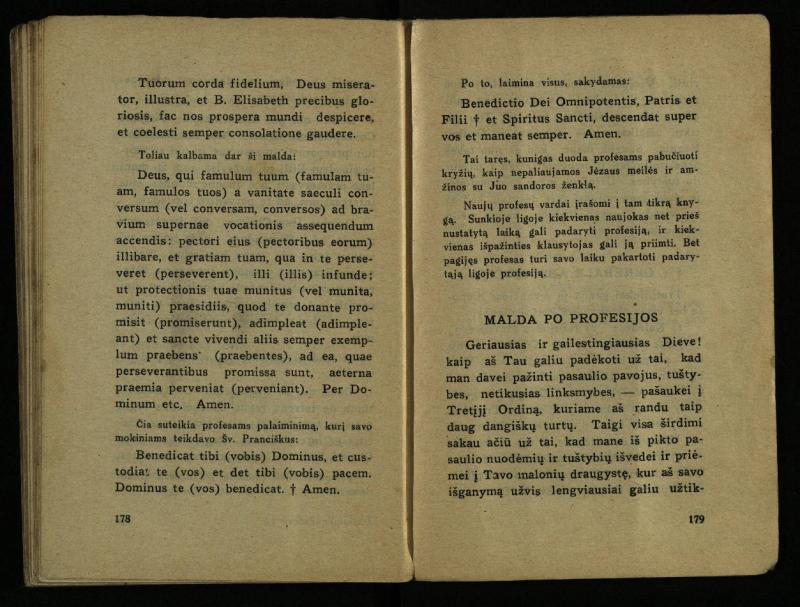 Naujas vadovėlis šv. Pranciškaus tretininkams / sustatė T. Pranciškus Bizauskas O. F. M. – 3-ias papild. ir pager. leid. – Kaunas: [s.n.], 1934. – 200 p.