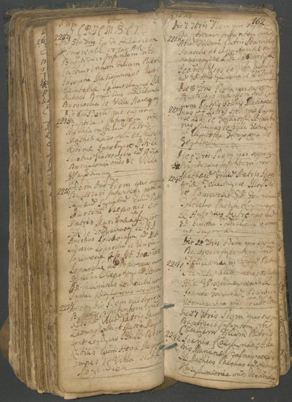 Pasvalio Romos katalikų parapijos bažnyčios 1749–1772 metų krikšto metrikų knyga