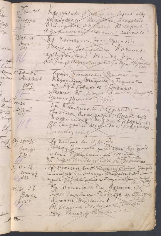 Pumpėnų Romos katalikų parapijos bažnyčios 1906–1917 metų krikšto metrikų juodraštis