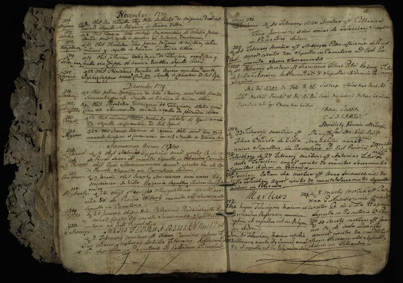 Pasvalio Romos katalikų parapijos bažnyčios 1776–1788 metų mirties metrikų knyga