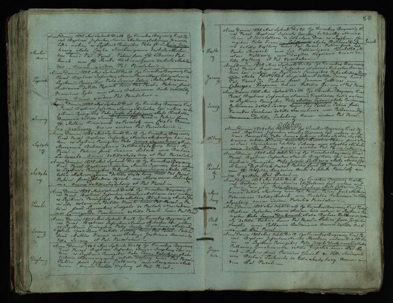 Pušaloto Romos katalikų parapijos bažnyčios 1802–1814 metų krikšto metrikų knyga