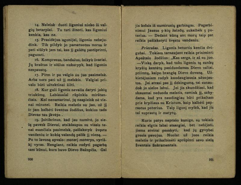Naujas vadovėlis šv. Pranciškaus tretininkams / sustatė T. Pranciškus Bizauskas O. F. M. – 3-ias papild. ir pager. leid. – Kaunas: [s.n.], 1934. – 200 p.