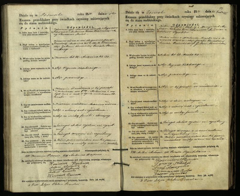 Pasvalio Romos katalikų parapijos bažnyčios 1849–1859 metų priešjungtuvinės apklausos knyga