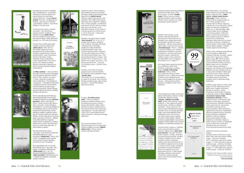 Šiaurietiški atsivėrimai : Pasvalio krašto istorijos ir kultūros žurnalas 2016, nr. 1 (40)