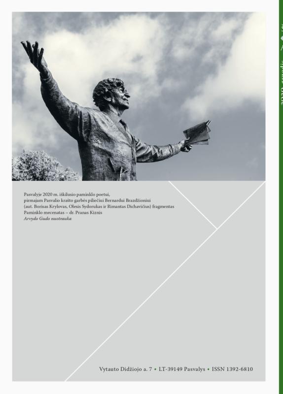 Šiaurietiški atsivėrimai : Pasvalio krašto istorijos ir kultūros žurnalas 2020, nr. 2 (49)