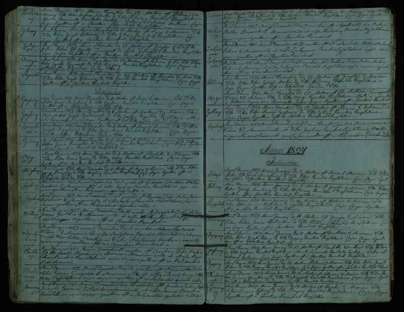 Pušaloto Romos katalikų parapijos bažnyčios 1810–1827 metų mirties metrikų knyga