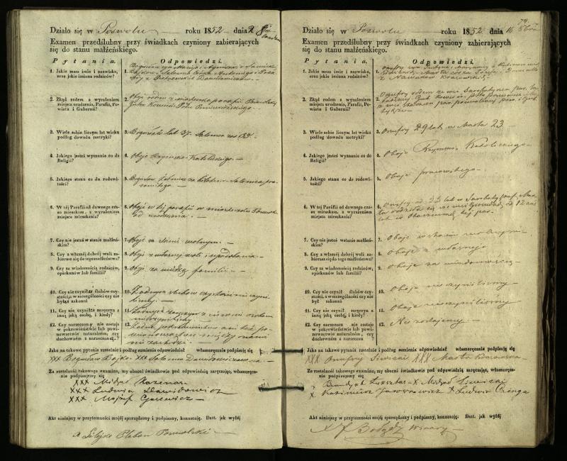 Pasvalio Romos katalikų parapijos bažnyčios 1849–1859 metų priešjungtuvinės apklausos knyga