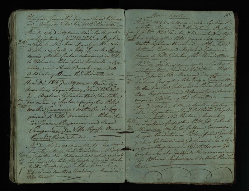 Pušaloto Romos katalikų parapijos bažnyčios 1802–1814 metų krikšto metrikų knyga