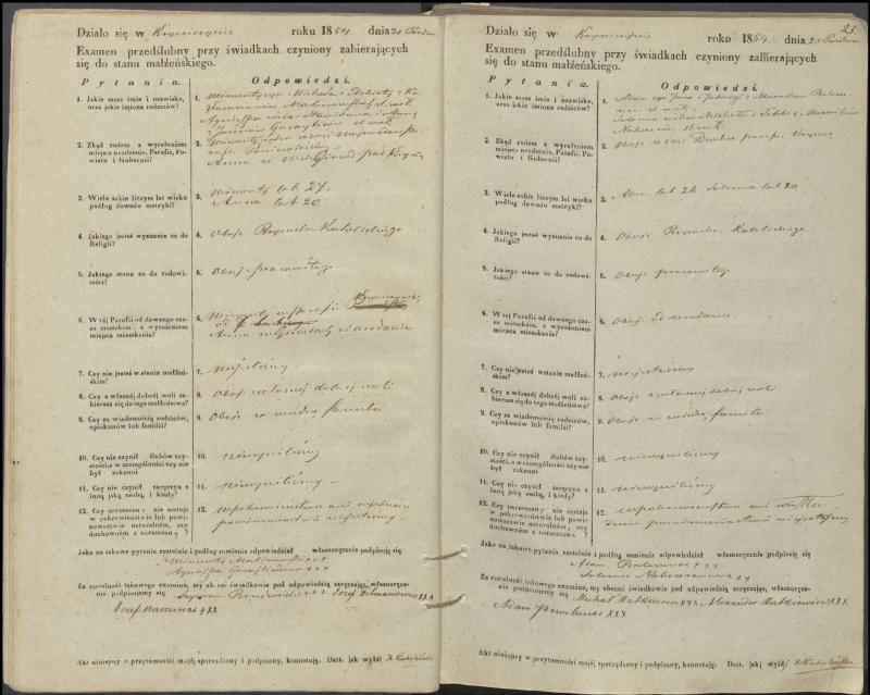 Krinčino Romos katalikų parapijos bažnyčios 1853–1862 metų priešjungtuvinės apklausos knyga