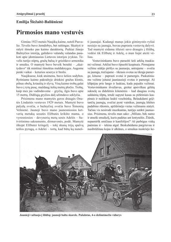Šiaurietiški atsivėrimai : Pasvalio krašto istorijos ir kultūros žurnalas 2010, nr. 1 (28)